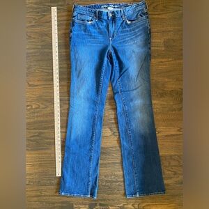 Eddie Bauer Jeans women's size 12 blue Truly straight bootcut